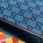 Gucci GG Multicolor Small Tote Bag 659983 Blue 2021