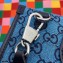 Gucci GG Multicolor Small Tote Bag 659983 Blue 2021