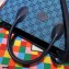 Gucci GG Multicolor Small Tote Bag 659983 Blue 2021