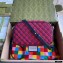 Gucci GG Marmont Multicolor Small Shoulder Camera Bag 447632 Red 2021