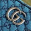 Gucci GG Marmont Multicolor Small Shoulder Camera Bag 447632 Blue 2021