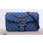 Gucci GG Marmont Multicolor Small Shoulder Bag 443497 Blue 2021