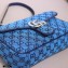 Gucci GG Marmont Multicolor Small Shoulder Bag 443497 Blue 2021