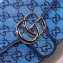 Gucci GG Marmont Multicolor Mini Shoulder Bag 446744 Blue 2021