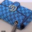 Gucci GG Marmont Multicolor Mini Shoulder Bag 446744 Blue 2021