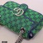 Gucci GG Marmont Multicolor Mini Shoulder Bag 446744 Green 2021