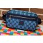Gucci GG Multicolor Belt Bag 658657 Blue 2021