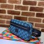 Gucci GG Multicolor Belt Bag 658657 Blue 2021