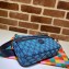 Gucci GG Multicolor Belt Bag 658657 Blue 2021