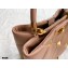 Valentino Large Roman Stud The Handle Bag Nude 2021