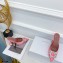 Amina Muaddi Heel 9.5cm Begum Mules Shadow Pink