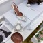 Amina Muaddi Heel 6.5cm Begum Slingback Pumps Satin White