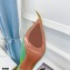 Amina Muaddi Heel 9.5cm Begum Mules Shadow Green