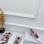 Amina Muaddi Heel 9.5cm Karma Crystal Pumps White