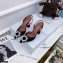 Amina Muaddi Heel 6.5cm Begum Slingback Pumps Satin Black