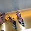 Amina Muaddi Heel 6.5cm Begum Slingback Pumps Patent Black