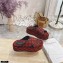 Gucci Heel 5.5cm Platform 4cm Criss-cross Straps GG Slide Sandals Canvas Red 2021