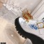 Gucci Heel 8.5cm Platform Sandals with Horsebit 645394 White 2021