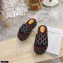 Gucci Heel 5.5cm Platform 4cm GG Slide Sandals Black 2021