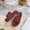 Gucci Heel 5.5cm Platform 4cm GG Slide Sandals Canvas Red 2021
