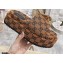 Gucci Heel 5.5cm Platform 4cm GG Slide Sandals Canvas Orange 2021
