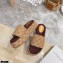 Gucci Heel 5.5cm Platform 4cm GG Slide Sandals Canvas Beige 2021