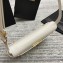 Saint Laurent Manhattan Shoulder Bag In Smooth Leather 579271 White