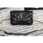 Saint Laurent Puffer Mini Bag In Quilted Lambskin 620333 Black/Gold