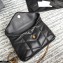 Saint Laurent Puffer Mini Bag In Quilted Lambskin 620333 Black/Gold