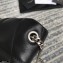 Saint Laurent Puffer Mini Bag In Quilted Lambskin 620333 Black/Silver