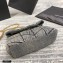 Saint Laurent Puffer Mini Bag In Quilted Vintage Denim and Suede 620333