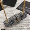 Saint Laurent Puffer Mini Bag In Quilted Vintage Denim and Suede 620333
