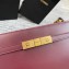 Saint Laurent Manhattan Box Pochette Bag 636478 Burgundy