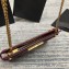 Saint Laurent Manhattan Box Pochette Bag 636478 Burgundy