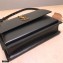 Saint Laurent Medium Sunset Satchel Bag in Leather 634723 Black