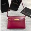 Saint Laurent Manhattan Shoulder Bag In Smooth Leather 579271 Date Red