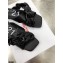 N°21 Braided Chunky Chain-Embellished Slides Black 2021