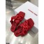 N°21 Braided Chunky Chain-Embellished Slides Red 2021