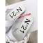 N°21 Braided Chunky Chain-Embellished Slides White 2021