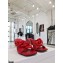 N°21 Braided Chunky Chain-Embellished Mules Red 2021