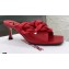 N°21 Braided Chunky Chain-Embellished Mules Red 2021