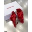 N°21 Braided Chunky Chain-Embellished Mules Red 2021