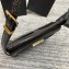 Saint Laurent Manhattan Shoulder Bag in Crocodile Embossed Leather 579271 Black/Gold
