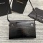 Saint Laurent Manhattan Shoulder Bag in Crocodile Embossed Leather 579271 Black/Silver