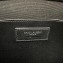 Saint Laurent Manhattan Shoulder Bag in Crocodile Embossed Leather 579271 Black/Silver