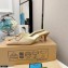 Gucci Heel 5.5cm Vintage Fringe Slides Beige 2021