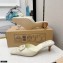 Gucci Heel 5.5cm Vintage Fringe Slides Creamy 2021
