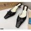 Gucci Heel 5.5cm Vintage Fringe Slides Black 2021