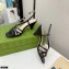 Gucci Heel 6cm Double G Sandals 648696 Black 2021