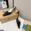 Gucci Heel 5.5cm Vintage Fringe Slides Black 2021